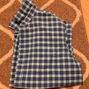 GAP Blue Checkered Button-Down Shirt